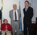 Mitch & Skot with Venezuelan Ambassador to the United Nations Fermin Toro Jimenez.