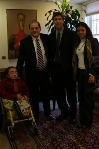 Mitch St.Pierre and Skot Sanderson with Venezuelan Ambassador in Washington DC, Bernardo Alvarez.